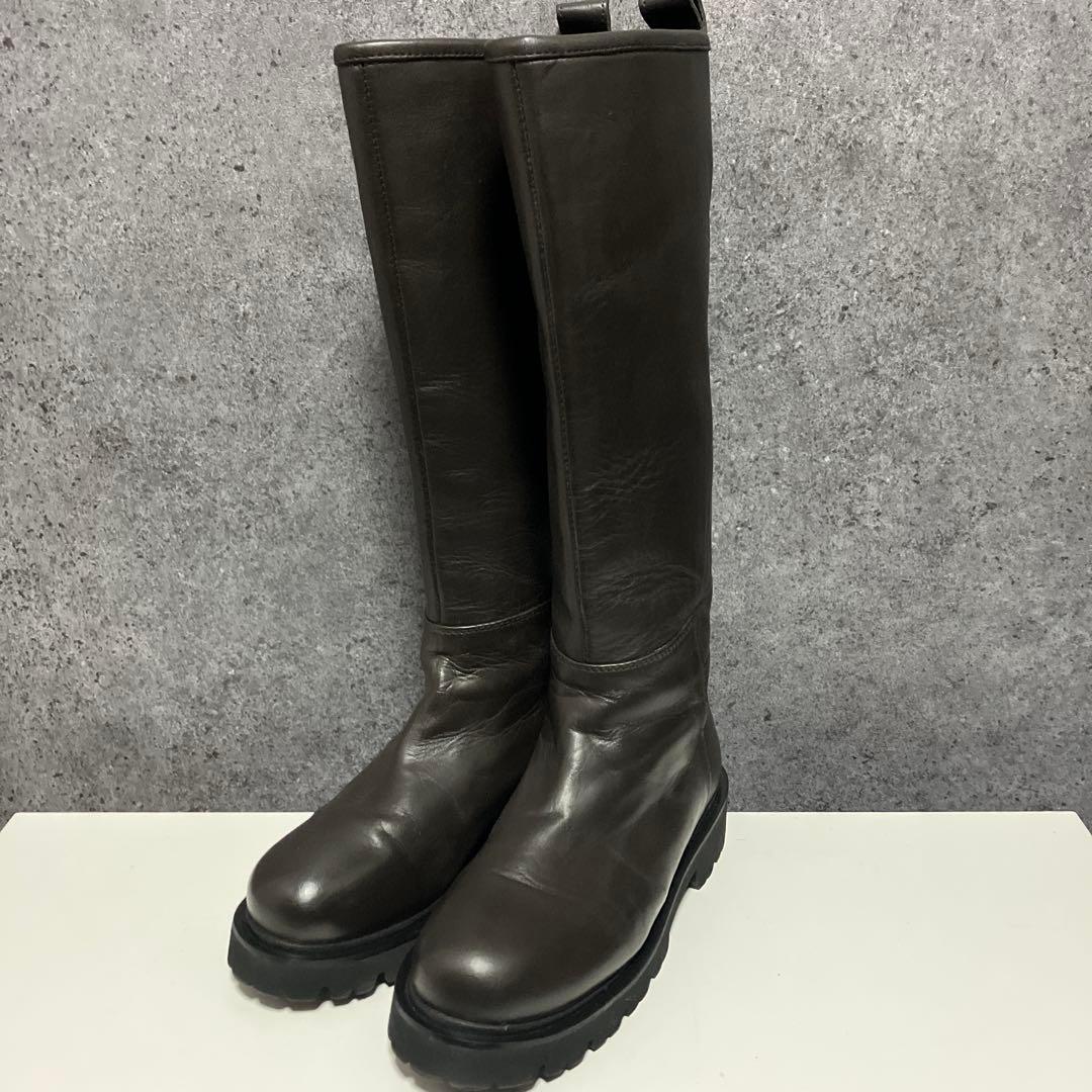 別注　カミナンド　レザー　ロングブーツ　サイズ6