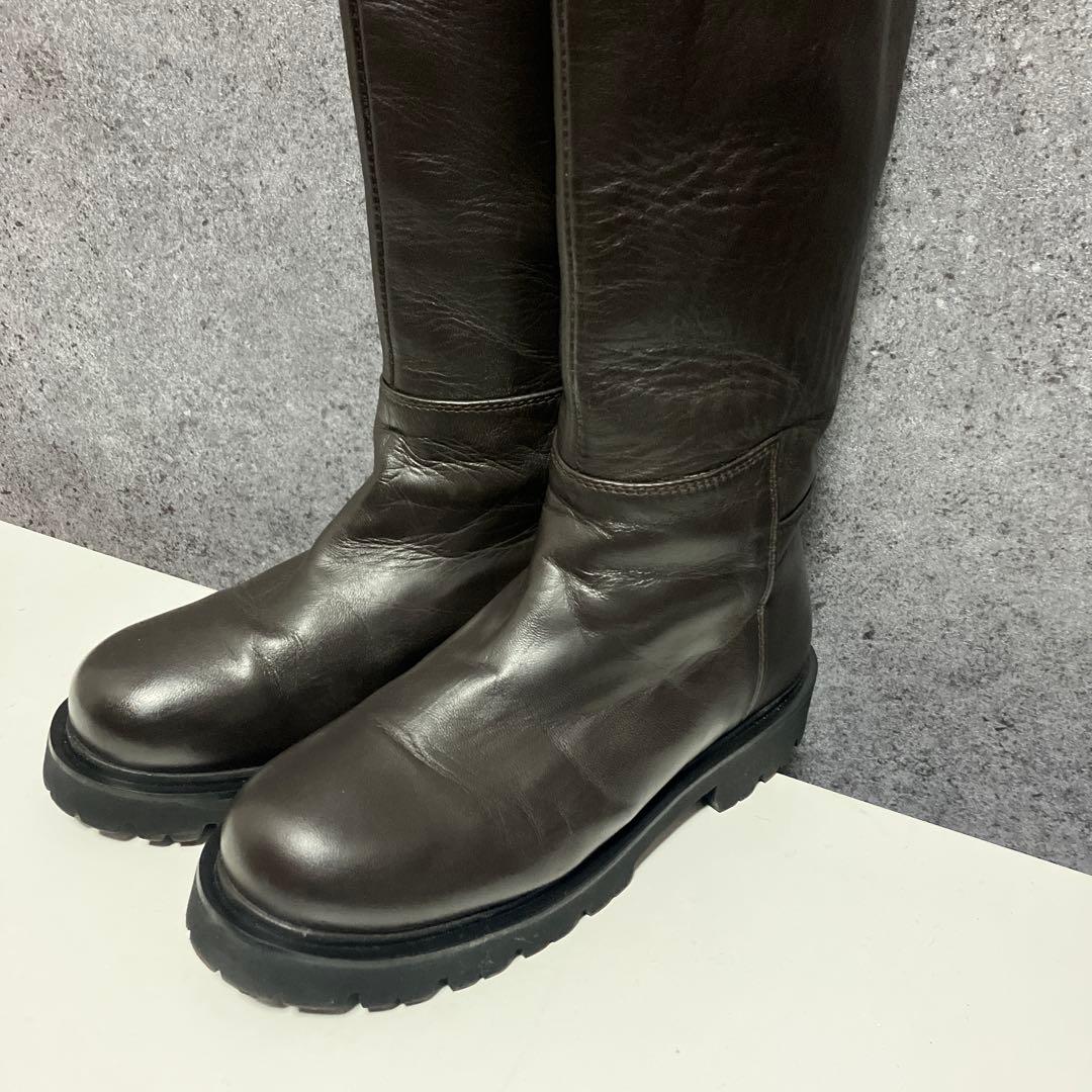 別注　カミナンド　レザー　ロングブーツ　サイズ6
