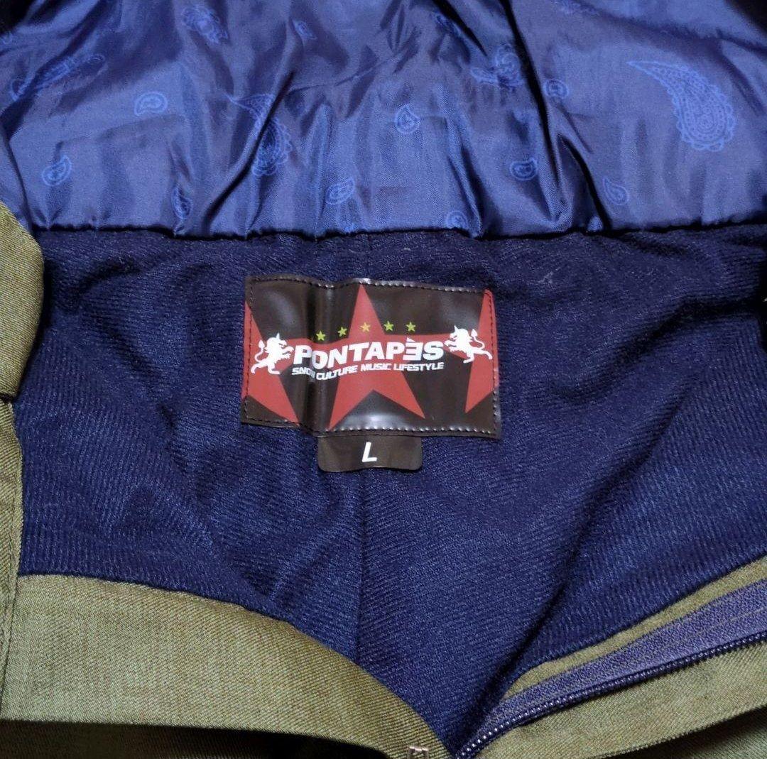 PONTAPES スノーボードウェア Lサイズ ネイビー