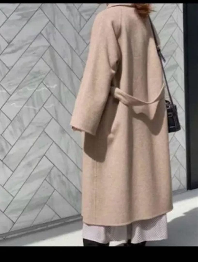 Spick & Span ダブルフェイス ウールコート