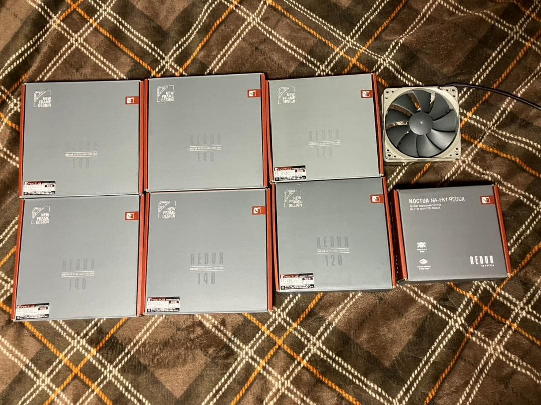 HIRO　Noctua reduxファン 8個セット