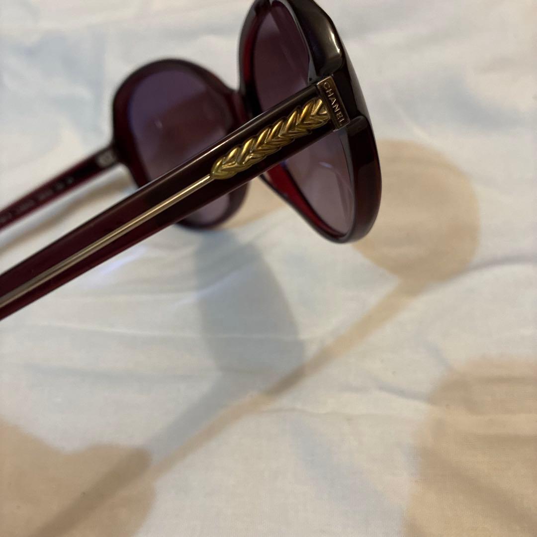 ひ*ろ様 CHANEL サングラス マトラッセケース付 5196-A 麦の穂 ボ