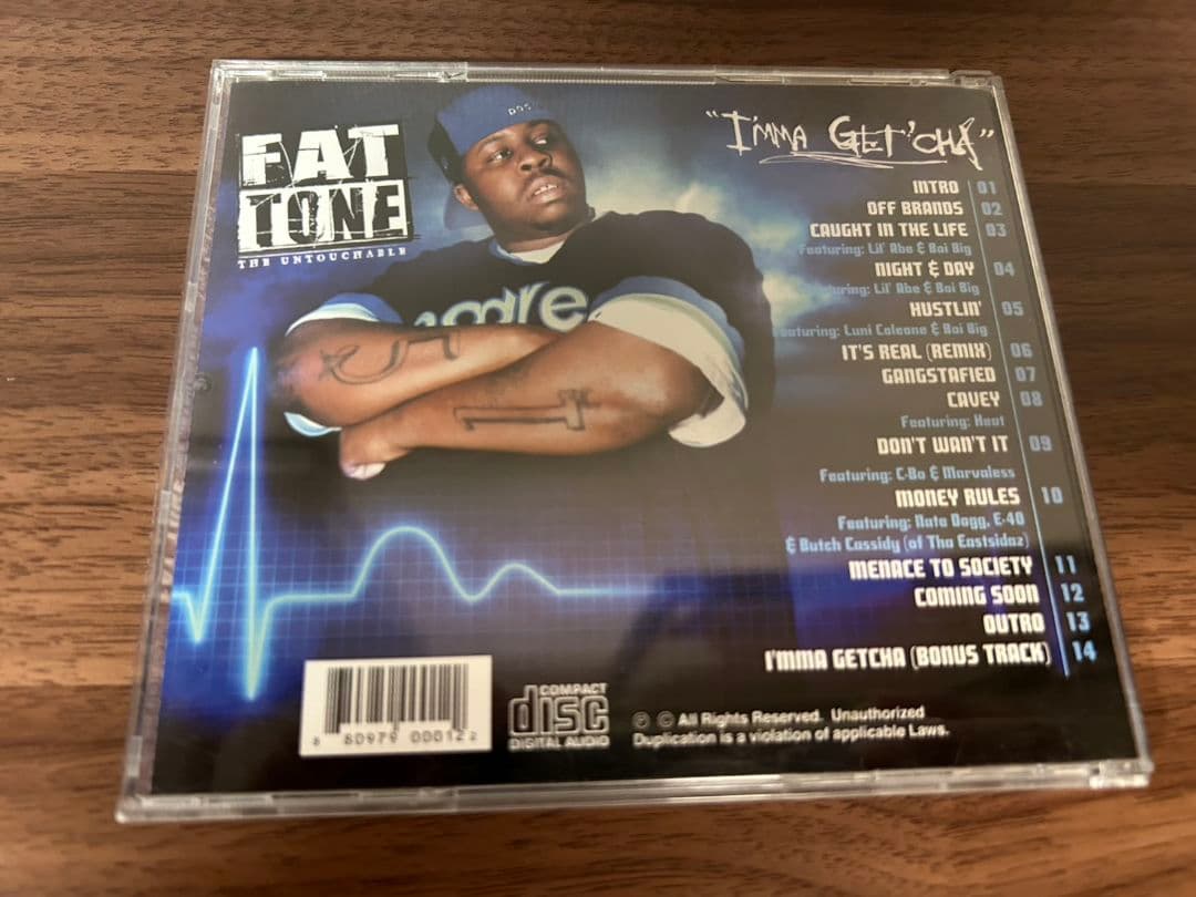 洋楽 Fat Tone I'mma Get'cha CD