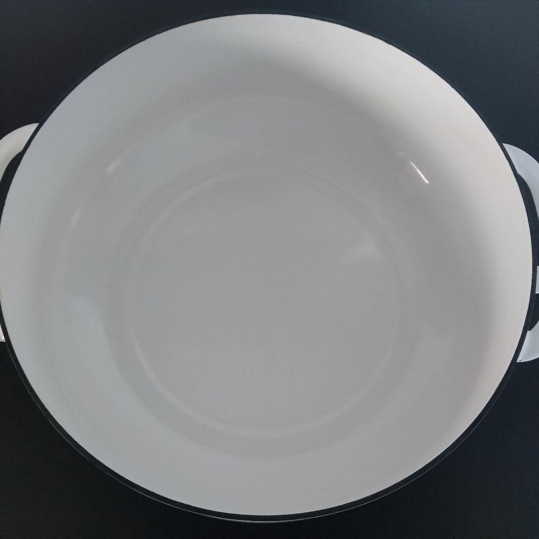 DANSK 18cm 両手鍋 コベンスタイル 白 ホワイト ダンスク