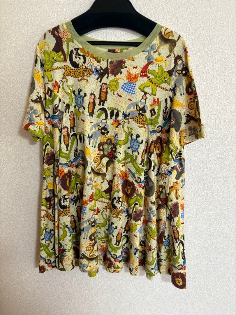 再お値下げ致しました　アルベロベロ　動物プリント 半袖Tシャツ