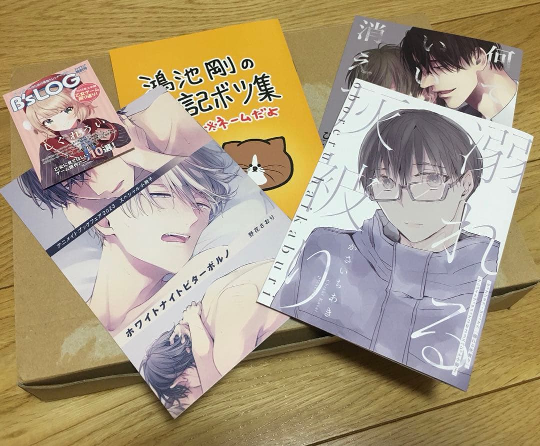 アニメイトブックフェア2023 小冊子4冊・雑誌表紙風イラストカード1点セット