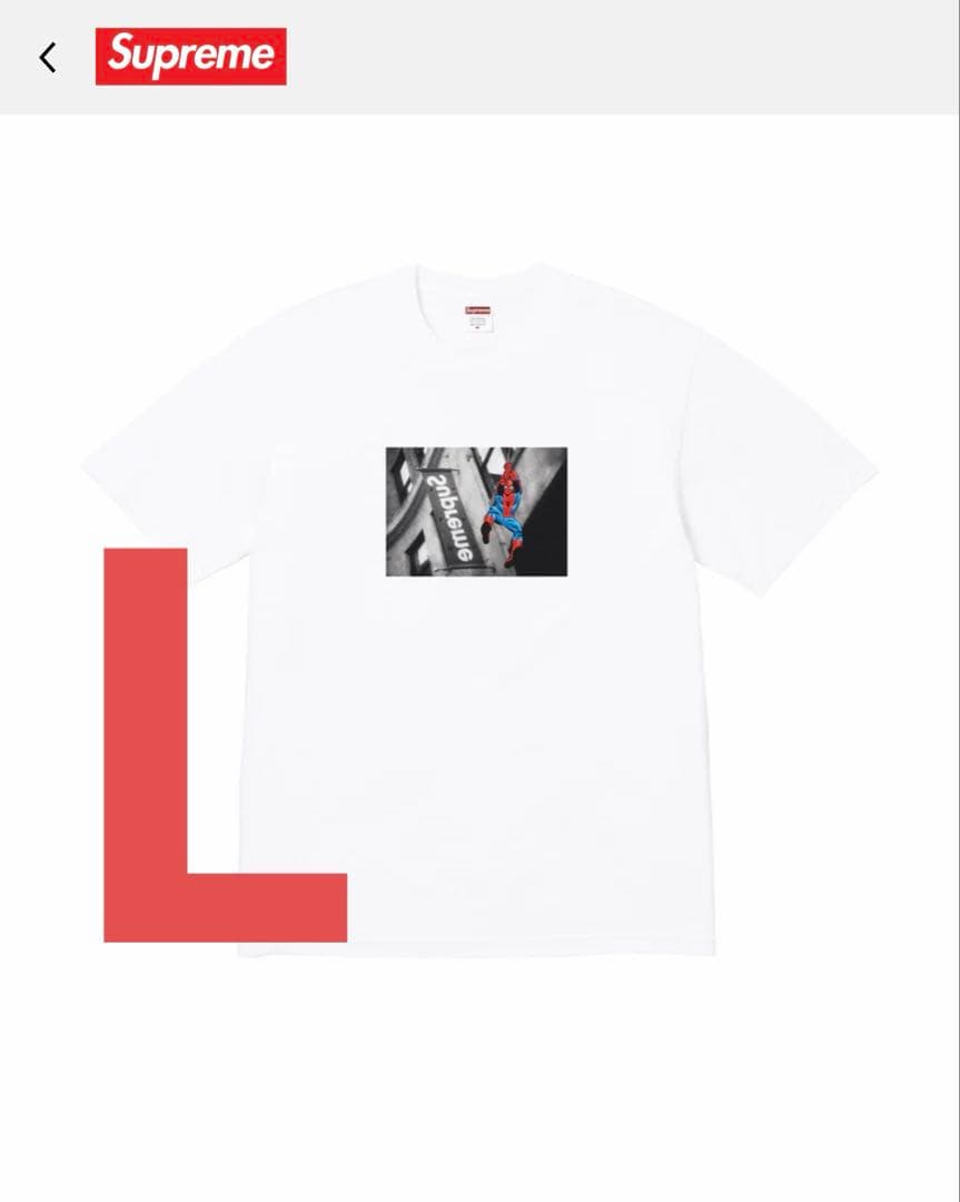 トップス Supreme x Spider-Man Tee \"WHITE\"