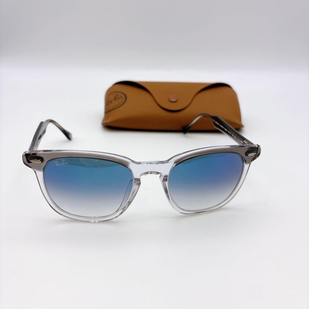 Ray-Ban クリアグレー サングラス ケース付き