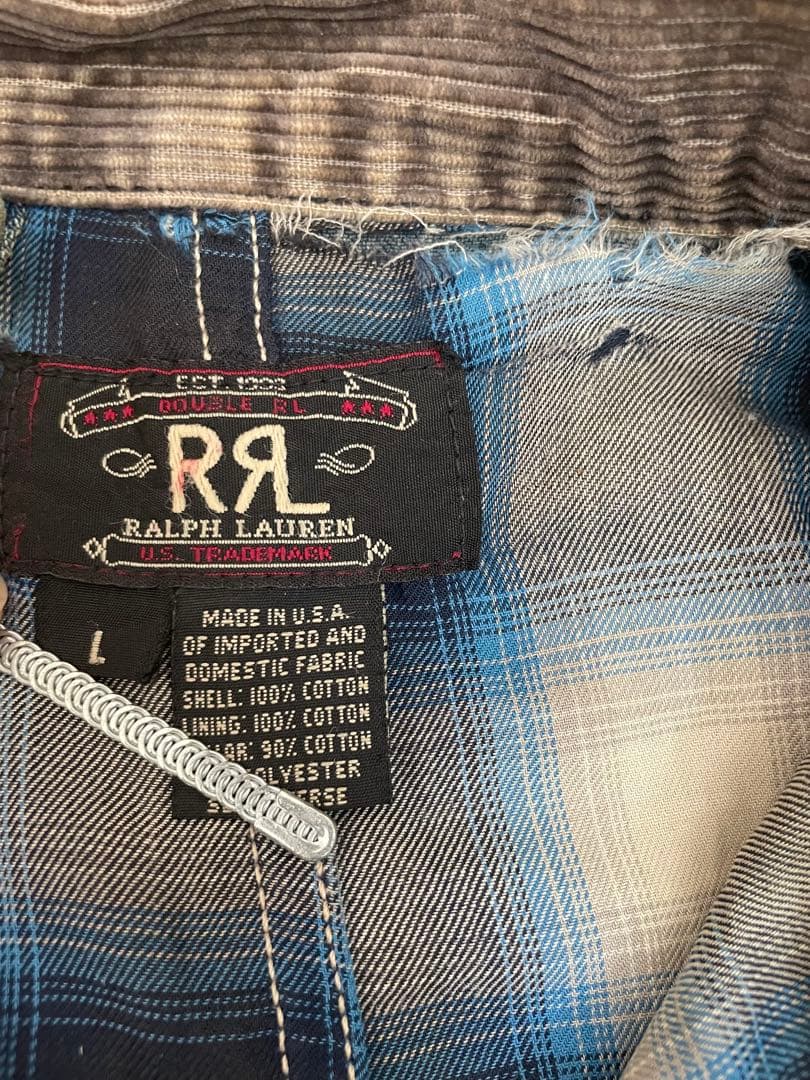 訳あり　RRL デニムカバーオール USA製　三ツ星
