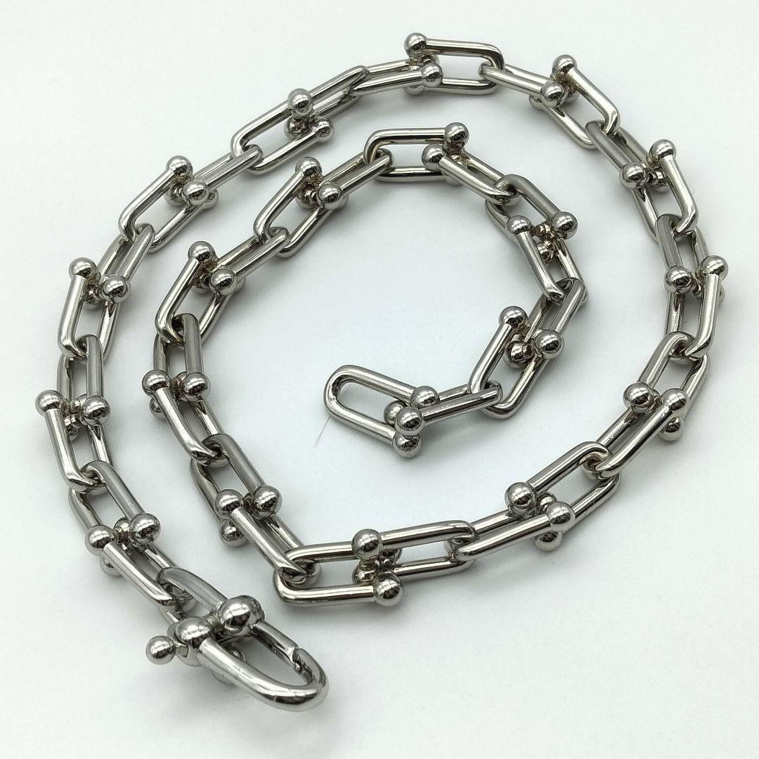 新品 ハードウェア ネックレス メンズ シルバー 95ス 銀