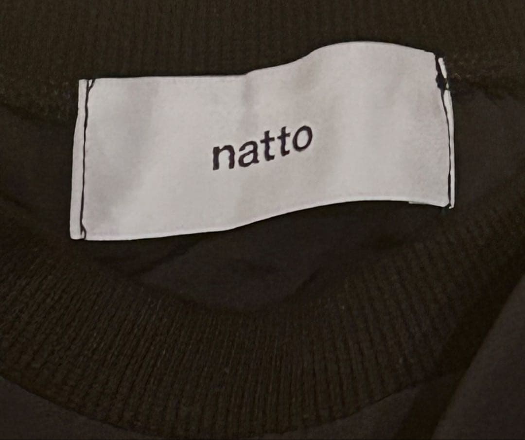 natto 新品未使用オーバーサイズ3点セットアップ 黒 フリーサイズ ブラック