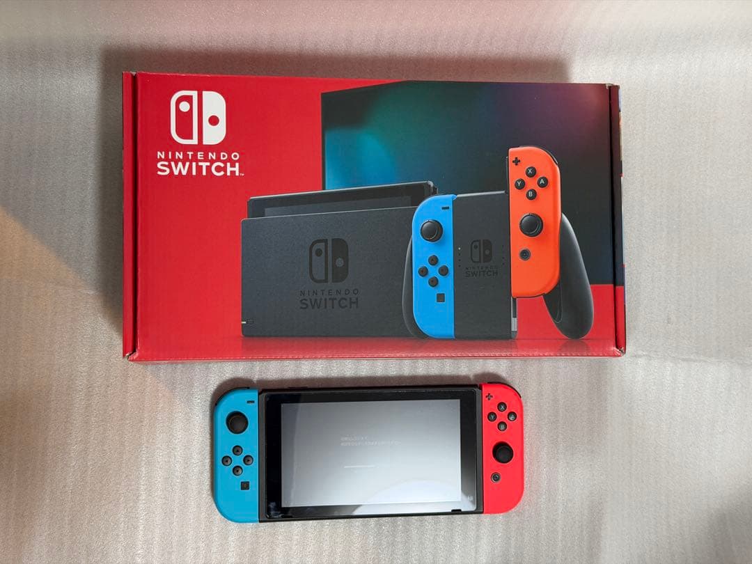 美品/完品 Nintendo Switch 本体 ＋コントローラー+ハンドル