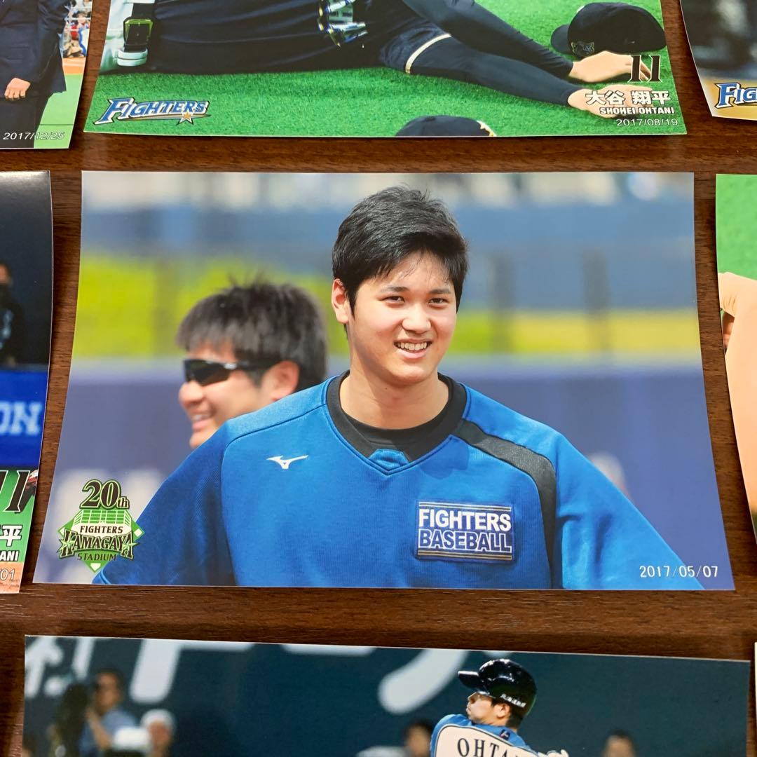 ❶　大谷翔平選手 2017年 ハイライトフォト 写真 横 10枚