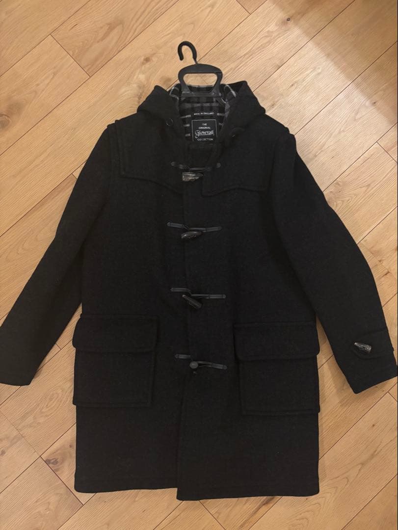 gloverall ブラック ダッフルコート Lサイズ