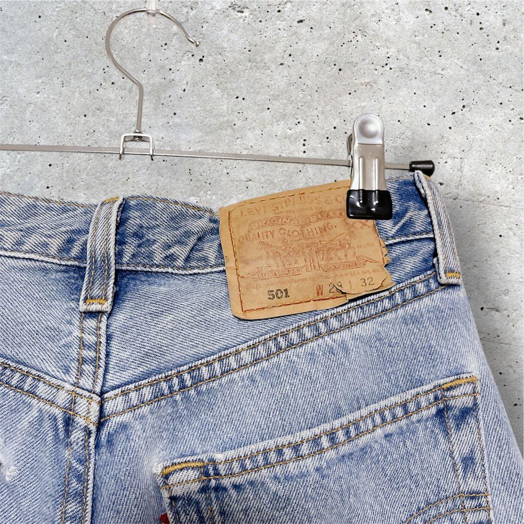 LEVI’S 502 リメイクデニムフレアスカート ライトブルー