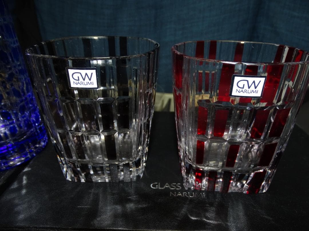 ナルミ　クリスタルグラス　GLASS WORKS NARUMI ペアグラス