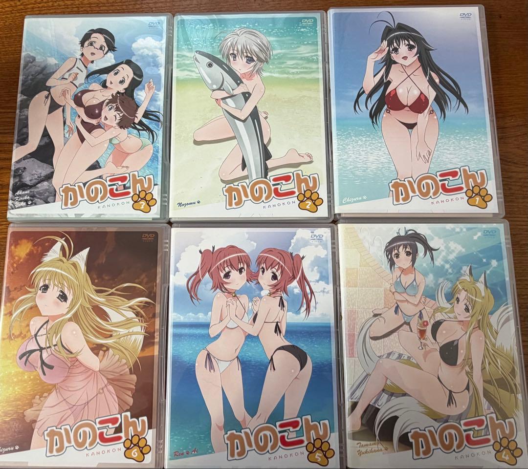 かのこん 第1巻〜第6巻〈初回限定版〉DVD