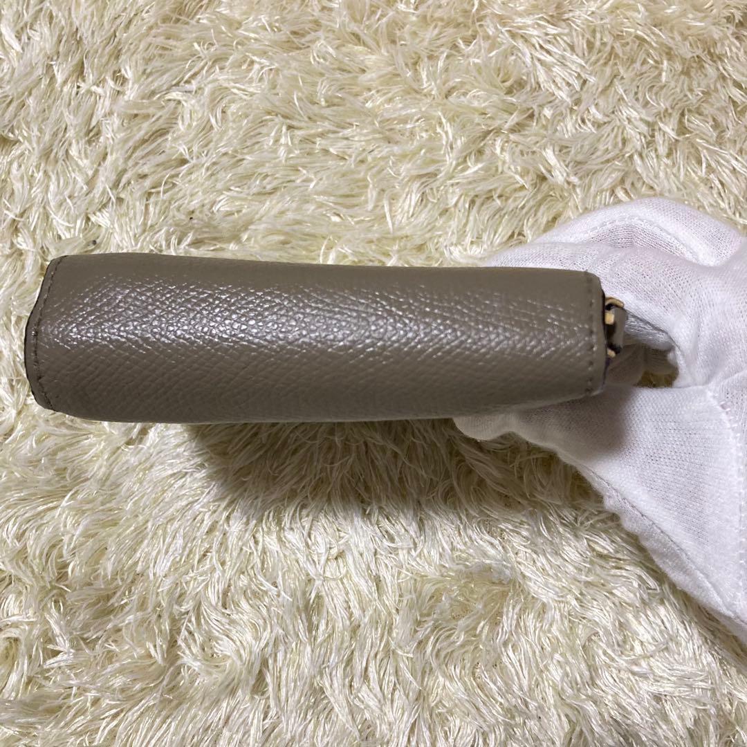 FENDI フェンディ 二つ折り財布 エフイズ グレー グレージュ