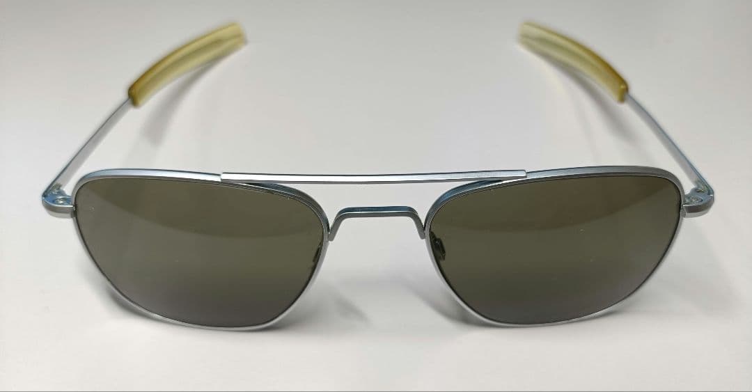 Randolph Aviator サングラス シルバー
