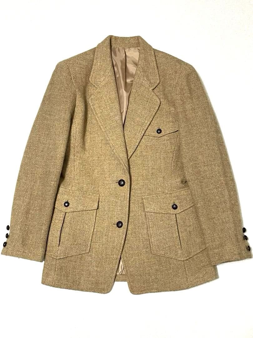 Harris Tweed◇ハリスツイード手織り生地◇メンズテーラードジャケット